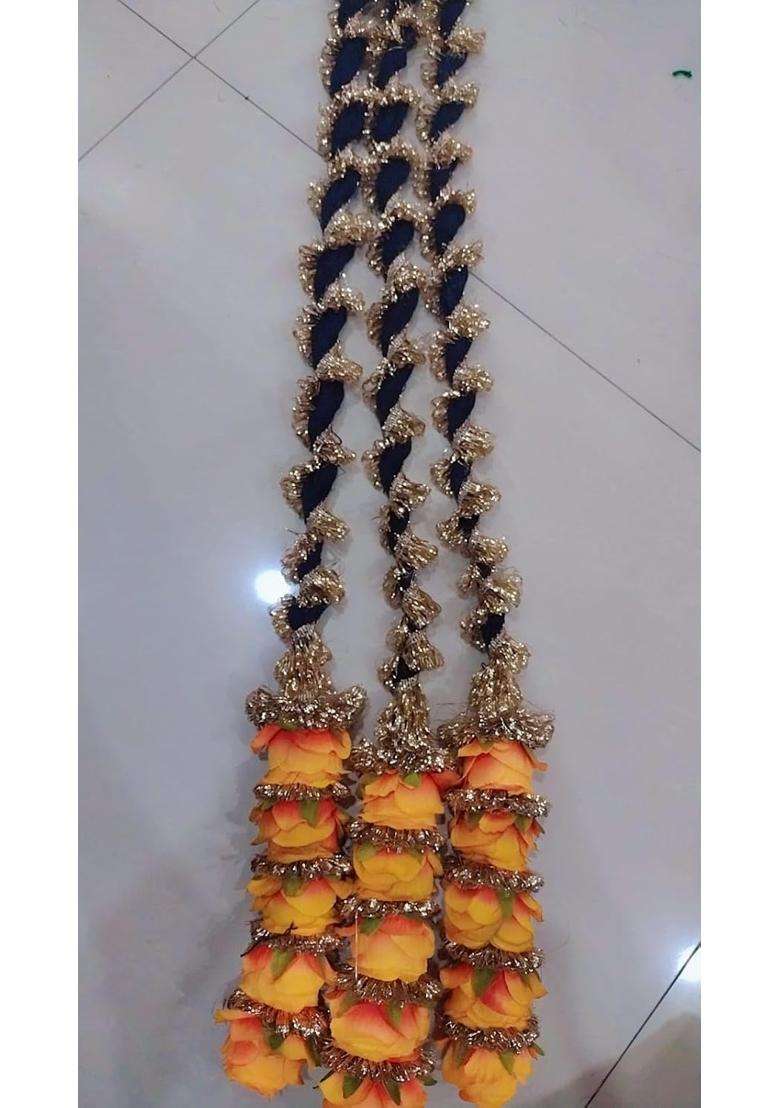 Yellow Paranda Hair Extension - Indya