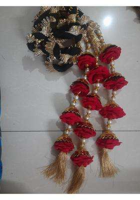 Red Rose Paranda with Tassel Hair Extension