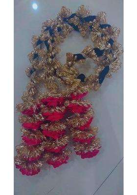 Velvet Deep Pink Rose Big Hair Paranda Hair Extension