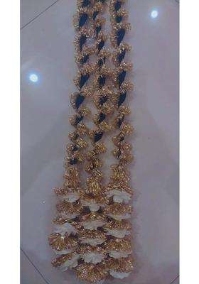 Velvet Big White Rose Paranda Hair Extension for Women and Girls