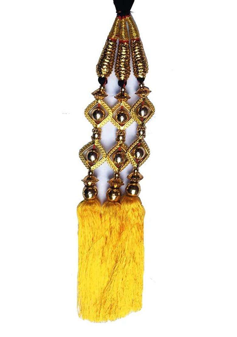 Chronex Punjabi Paranda Parandi Choti Braid Tassles Hair Accessories Pack of 2 - Indya
