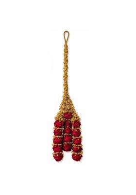 Shri Bihari Ji Creation Red Traditional Paranda for Women