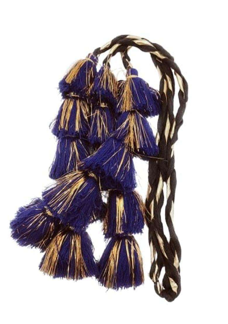 Simka Women and Girls Multicolour Light Weight Heavy Punjabi Paranda Hand Made Braid Tassles Hair Extensions - Indya
