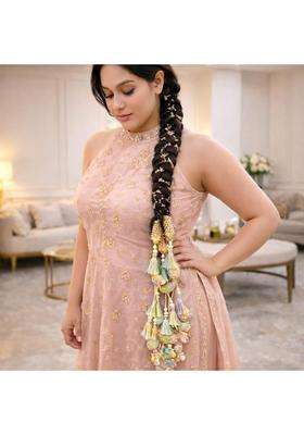 Beyond Products Punjabi Paranda for Women Heavy Stylish Hair Accessory Parandi for Hair Pastel