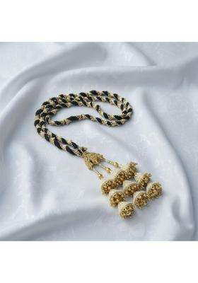 Miras by Sai Traders Punjabi Bridal Paranda Braided Hair Extension with Heavy Latkan Tassels
