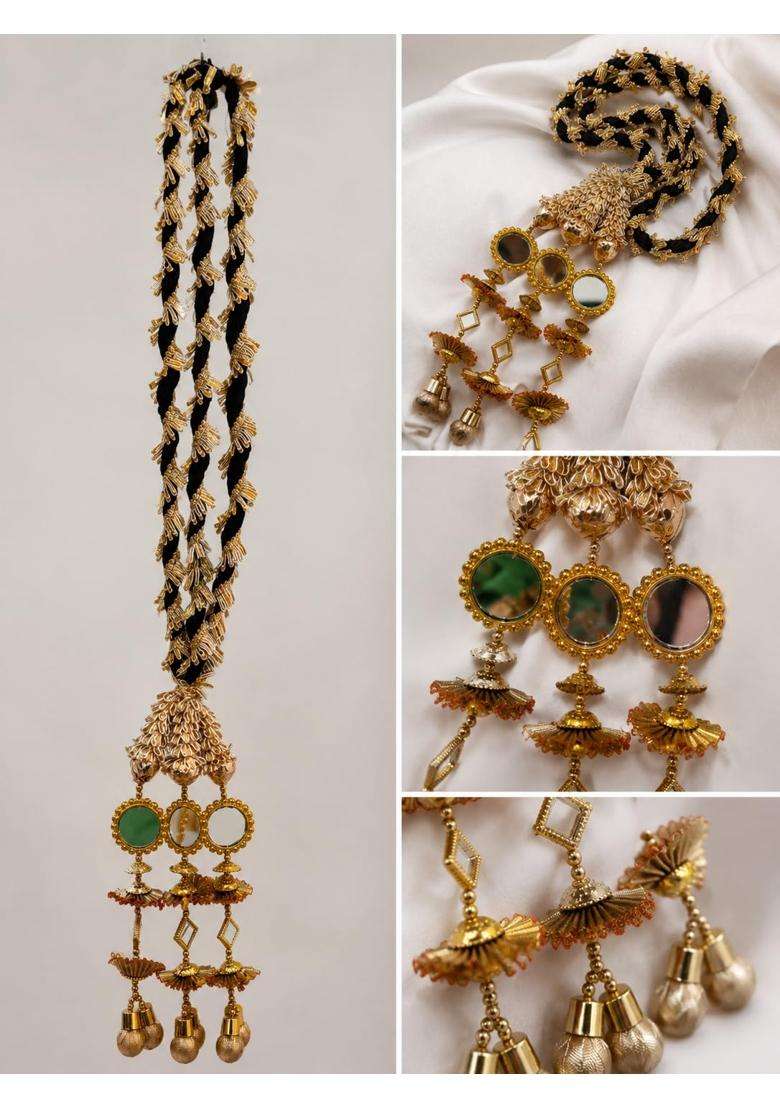 Beyond Products Punjabi Paranda for Women Traditional Patiala Shahi Hair Parandi Braid Extension Choti - Indya