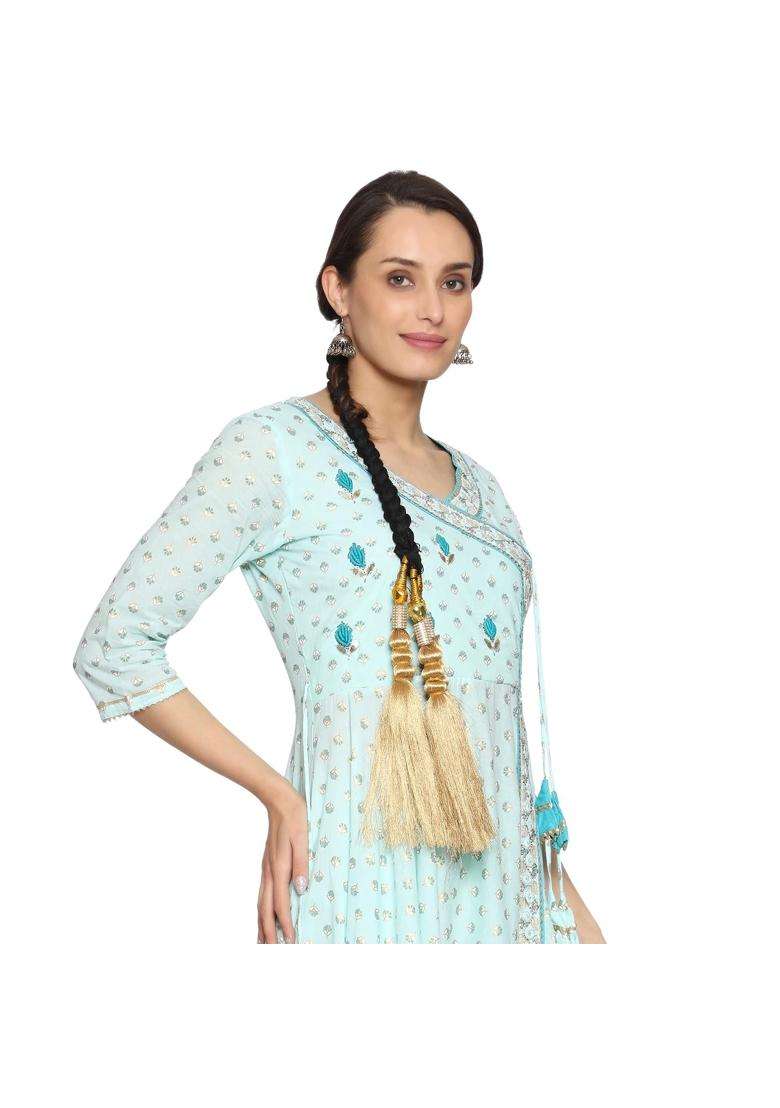 VTN Womens Patiala Shahi Paranda Parandi Traditional Hair Accessory Braid Tassles Hair Extension Choti - Indya