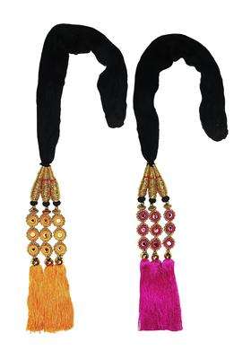 Harshitanjal Combo of 2 Punjabi Parandi Paranda Choti Braid Tassles Hair Accessories for Girls and Women
