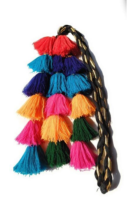 Simka Women and Girls Multicolour Light Weight Heavy Punjabi Paranda