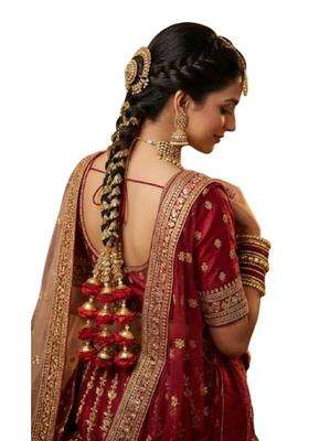 Velina Handcrafted Heavy Design Punjabi Rose Paranda Parandi Braid Tassles Traditional Hair Parandi Braid