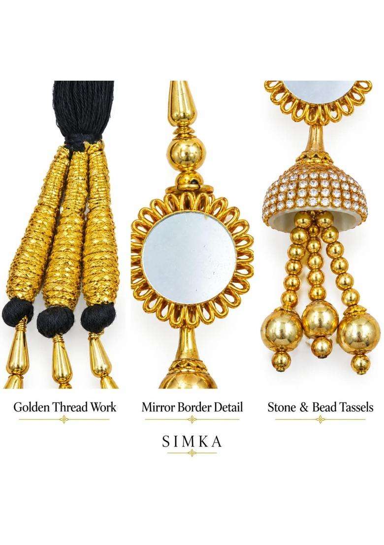 Simka Latest Fashion Lahori Fancy Hair Paranda for Womens and Girls - Indya