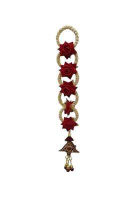 Shipshop Premium Red Rose Paranda for Women and Girls Bridal Punjabi Hair Accessory