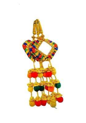 Apgenterprises Patiala Shahi Punjabi Paranda Parandi Traditional Braid Tassels Hair Extension Choti Accessory
