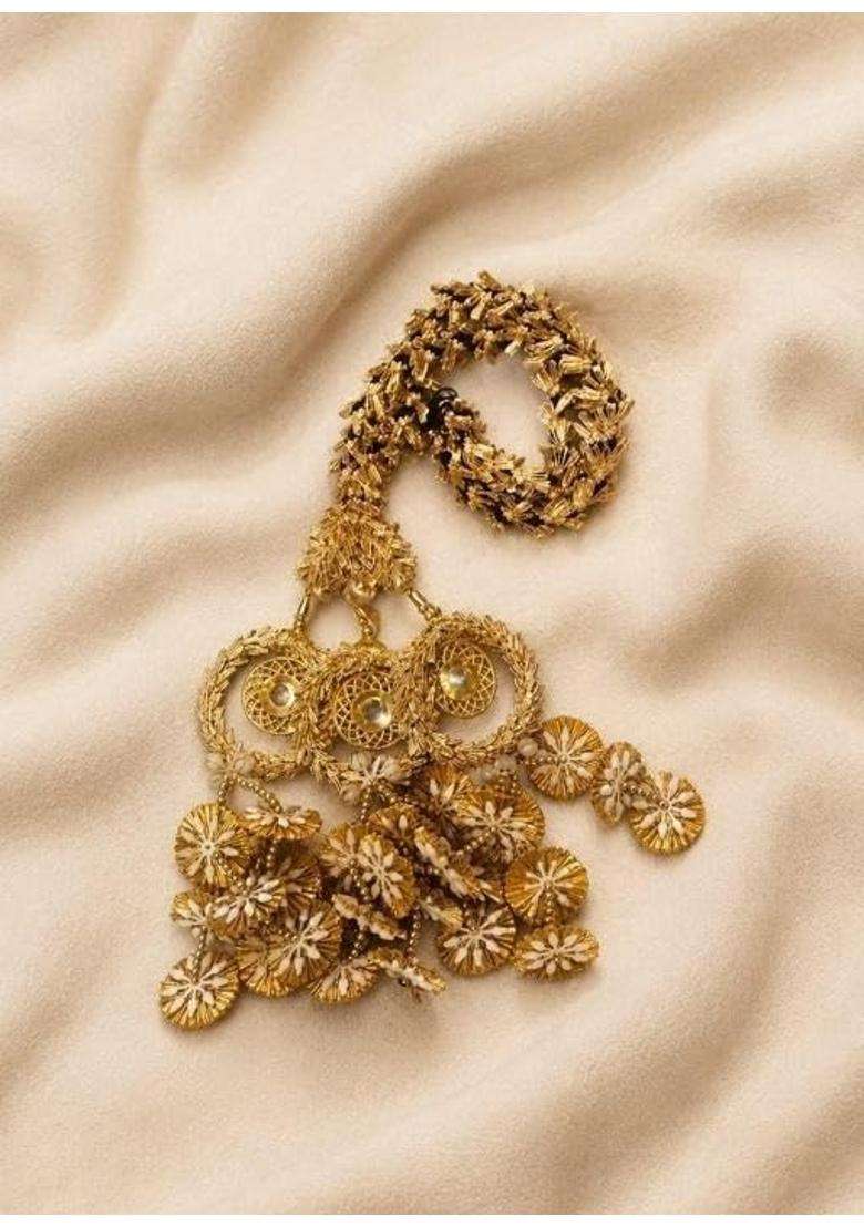 Apgenterprises Patiala Shahi Punjabi Paranda Parandi Traditional Braid Tassels Hair Extension for Gidha Dance - Indya