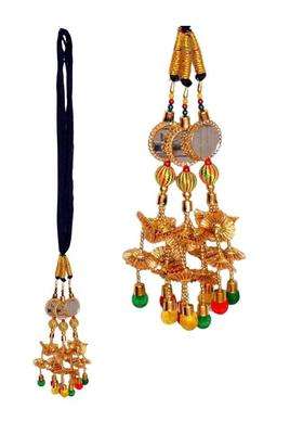 Praajka Women and Girls Multicolour Light Weight Heavy Punjabi Paranda Hand Made Braid Tassles Hair Extensions
