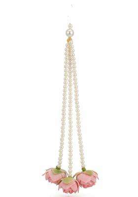 Dormitorry Womens Patiala Shahi Parandi Paranda Traditional Hair Accessory Braid Tassles Hair Extension Choti