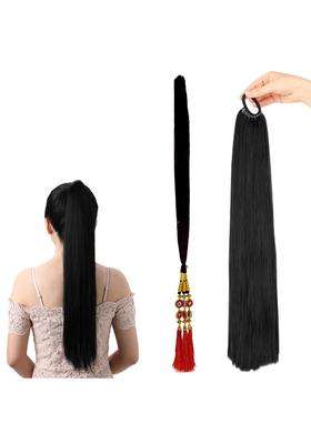 AHS Long Ponytail Hair Extension with Parandi Paranda for Women and Girls