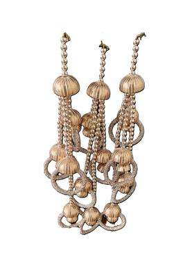 Patiala Shahi Punjabi Paranda Parandi Less Latkan 2 Traditional Hair Accessory with Braid Choti Silver