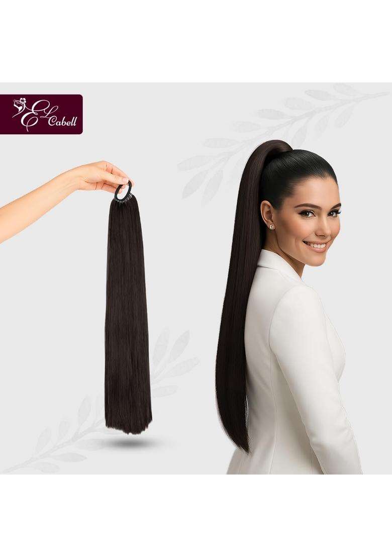 Baal Choti Combo Gives You a Long Thick Braid Instantly Comes with 2 Rose Clips for a Complete Traditional - Indya