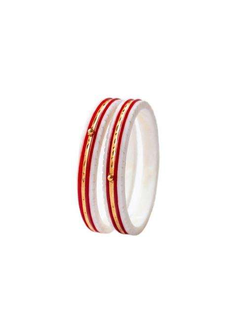 Sunu Collection Gold Plated Shakha Pola Pair Bangles
