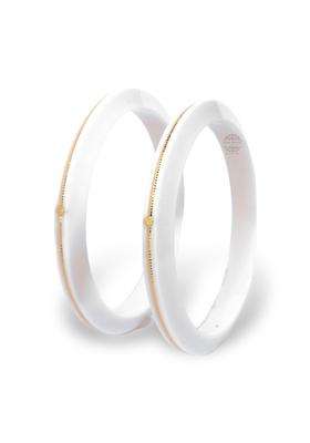 Hem Jewels by Ashok Jewellers 22KT 916 Yellow Gold Pola Bangles Gold Handmade Chudi Wedding Chooda Set of 2