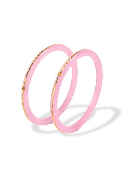 Hem Jewels by Ashok Jewellers 22KT 916 Yellow Gold Handmade Pola Bangles Wedding Chooda Churas Set of 2