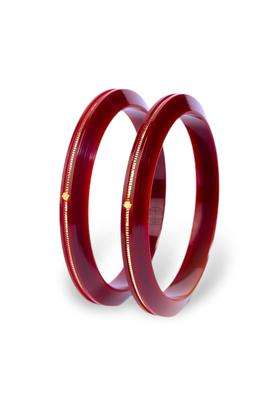 Hem Jewels by Ashok Jewellers 22KT 916 Yellow Gold Pola Bangles Gold Handmade Chudi Wedding Chooda Set of 2