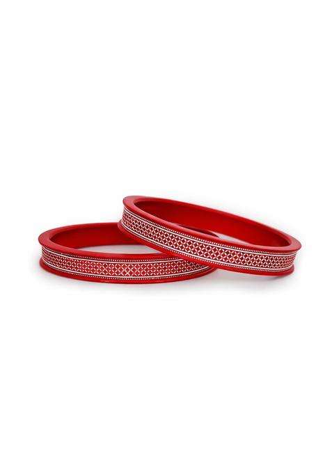 Milan Jewellers Silver Pola Bangles