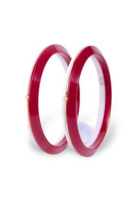 Hem Jewels by Ashok Jewellers 22KT 916 Yellow Gold Pola Bangles Gold Handmade Chudi Wedding Chooda Set of 2