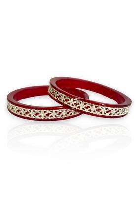 Hem Jewels 925 Pure Silver Pola Bangles for Women with Purity Certificate