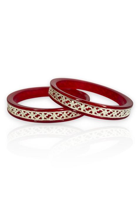 Hem Jewels 925 Pure Silver Pola Bangles for Women with Purity Certificate
