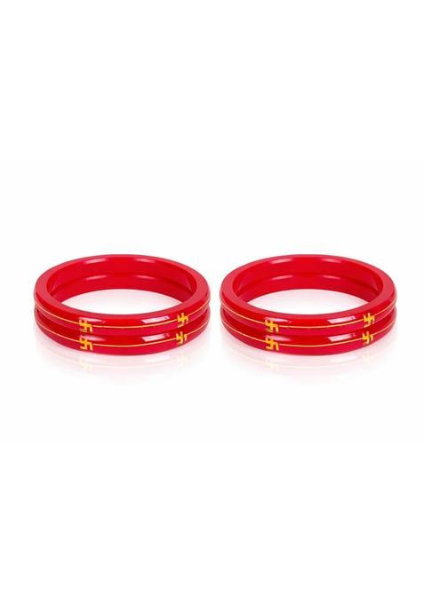 IRA and PEU Green 22K Hallmark Stamped Pola Bangles Premium Laminated Bridal Bangles for Women