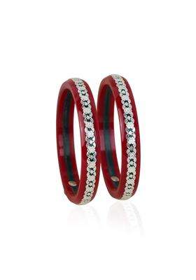 BAPA Sitaram Gold Bapasitaram Jewels 925 Silver Pola Bangles Set of 2