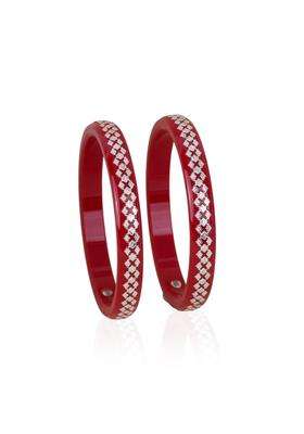 BAPA Sitaram Gold Bapasitaram Jewels 925 Silver Pola Bangles Set of 2
