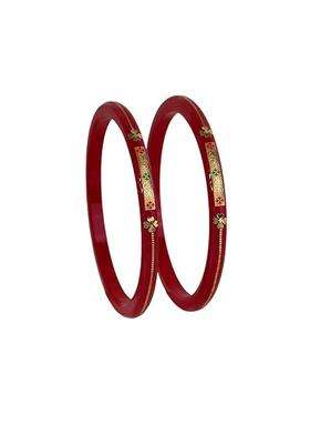 Bapasitaram Jewels 0 Point 100 Mil 22K Gold Pola Bangles for Women