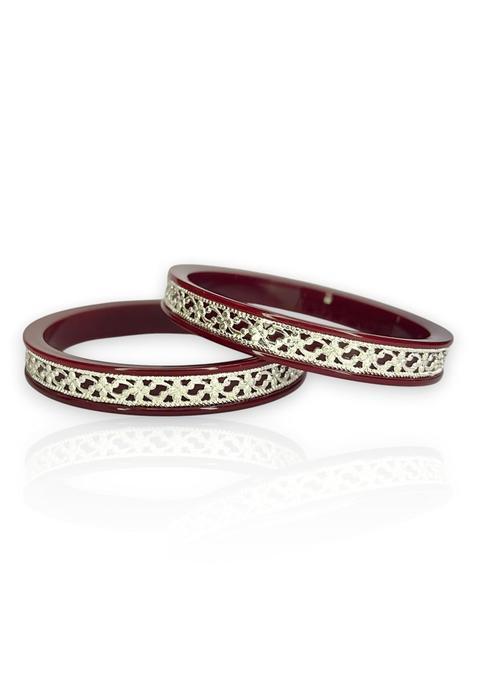 Hem Jewels 925 Pure Silver Pola Bangles for Women with Purity Certificate