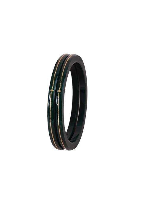 Bapasitaram Jewels 0 Point 100 Mil 22K Gold Pola Bangles for Women