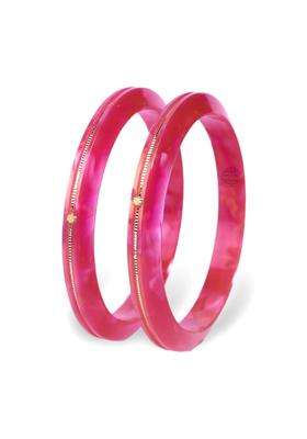 Hem Jewels by Ashok Jewellers 22KT 916 Yellow Gold Pola Bangles Gold Handmade Chudi Wedding Chooda Set of 2