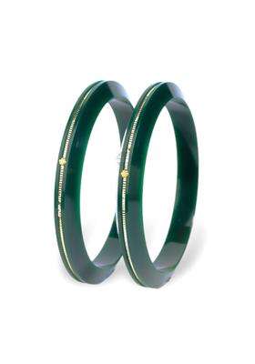 Hem Jewels by Ashok Jewellers 22KT 916 Yellow Gold Pola Bangles Gold Handmade Chudi Wedding Chooda Set of 2