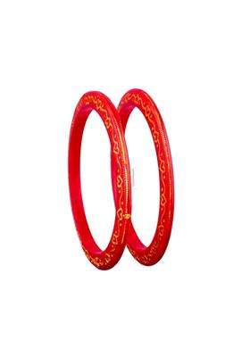 Bapasitaram Jewels Gold Pola Bangles for Women Elegant Handcrafted Bangles Pair for Wedding Puja Daily Ethnic