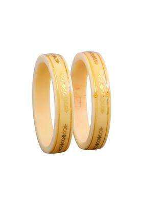 Bapasitaram Jewels Gold Pola Bangles for Women Decorative Handmade Bangles Pair for Traditional Occasions