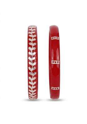 BAPA Sitaram Gold Bapasitaram Jewels 925 Silver Pola Bangles Set of 2