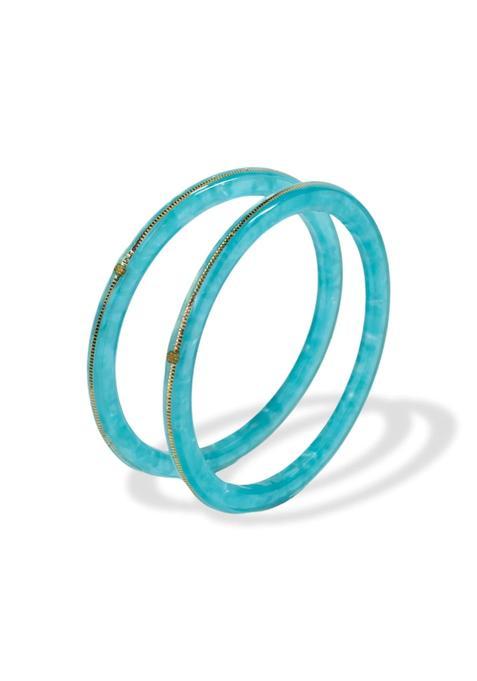 Hem Jewels by Ashok Jewellers 22KT 916 Yellow Gold Handmade Pola Bangles Wedding Chooda Churas Set of 2