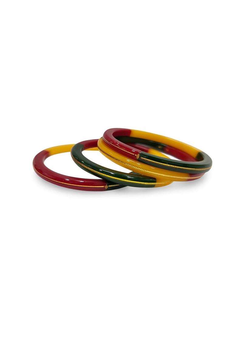 Hope Gems and Jewels 22K Yellow Gold Pola Bangles Gold Handmade Chudi - Indya