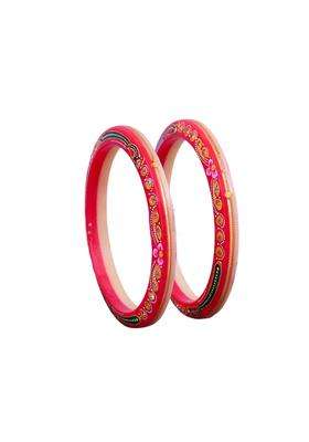 Bapasitaram Jewels Gold Pola Bangles for Women Wedding Special Designer Traditional Bangles Pair