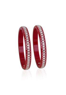 BAPA Sitaram Gold Bapasitaram Jewels 925 Silver Pola Bangles Set of 2