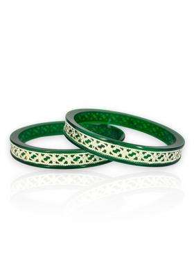Hem Jewels 925 Pure Silver Pola Bangles for Women with Purity Certificate