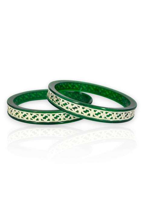 Hem Jewels 925 Pure Silver Pola Bangles for Women with Purity Certificate