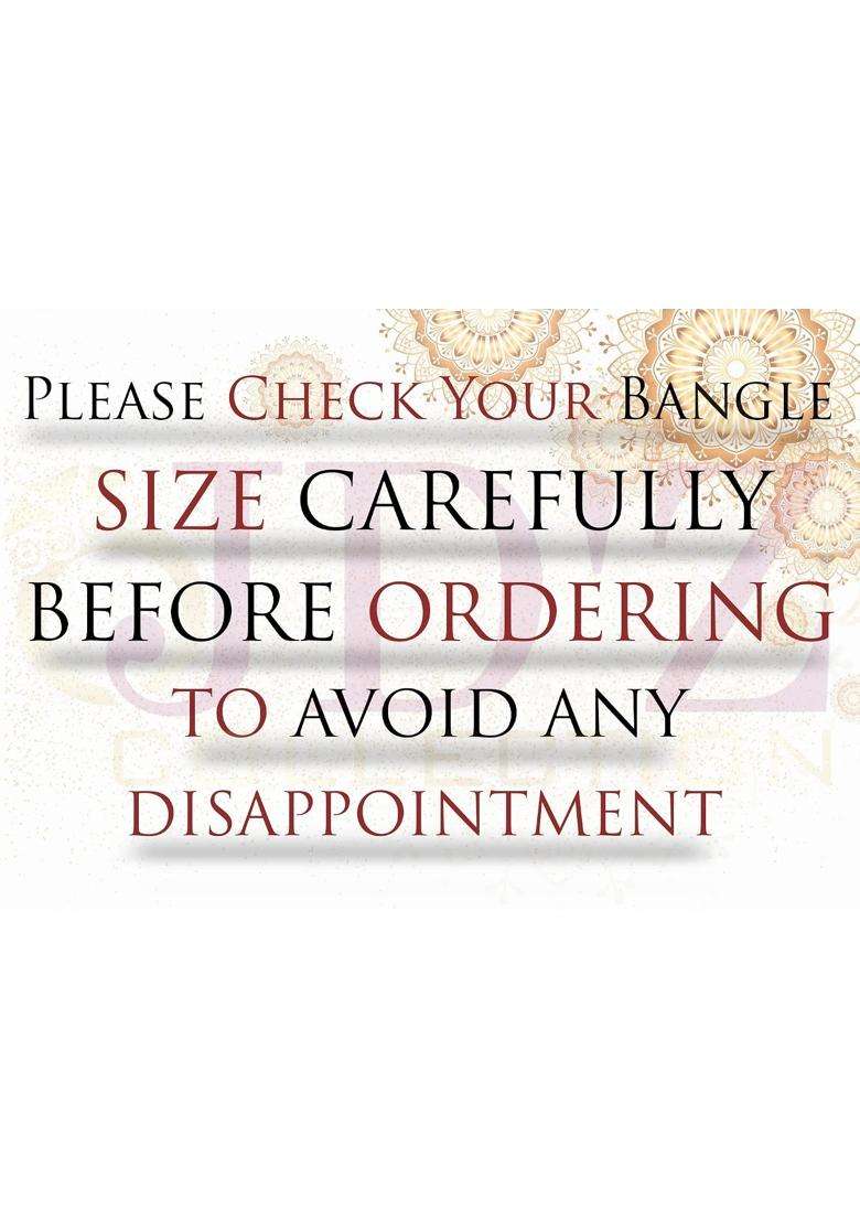 JDZ Collection Green Indian Jewelry Bangles Bangle Bridal Ethnic Dailywear Glass Bangles Set for Women - Indya