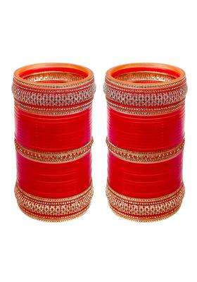 Lucky Jewellery Bridal Bangle Set Dhanteras Diwali Bhai Dooj Collection Designer Dulhan Punjabi Choora Wedding